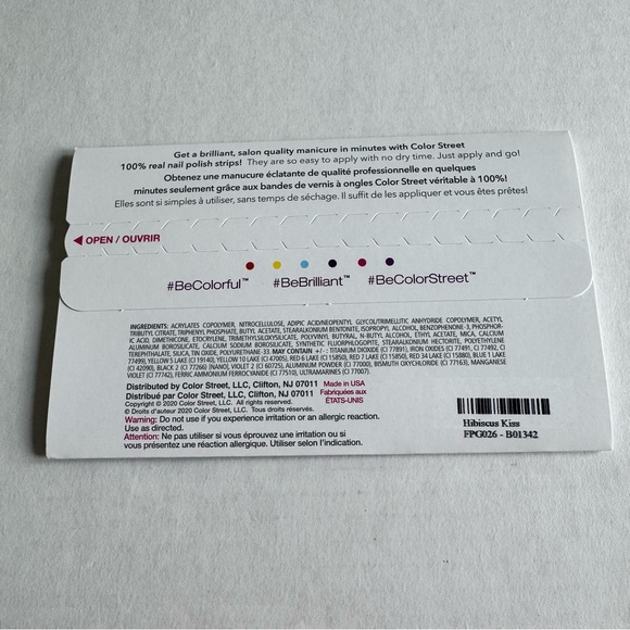 *Retired* Color Street: Hibiscus Kiss (Pedicure) | Floral Tropical Summer Pink - Picture 4 of 15